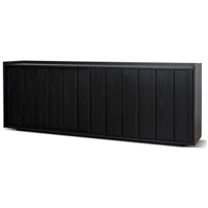 Kobus 2m Sideboard Unit - Full Black by Interior Secrets - AfterPay Available