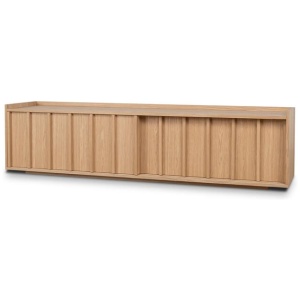 Kobus 2m Wooden TV Entertainment Unit - Natural by Interior Secrets - AfterPay Available