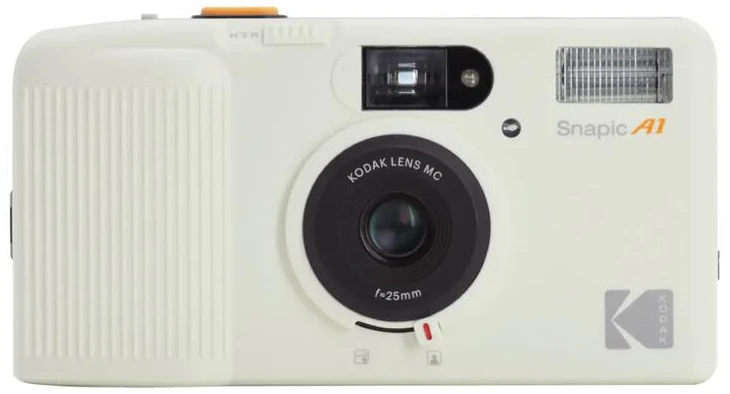 Kodak Snapic A1 35mm Film Camera - Ivory White