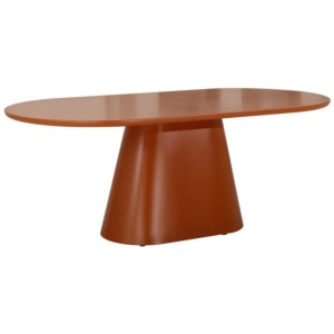 Kylen Modern Rectangular Wooden Kitchen Dining Table 200cm Citrus