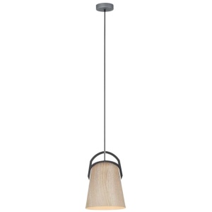 LEGNA Pendant Lamp Light Interior ES Natural Oak Ellipse OD225mm