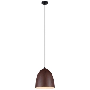 LIGNA Pendant Lamp Light Interior ES Black Walnut Oblong OD250mm