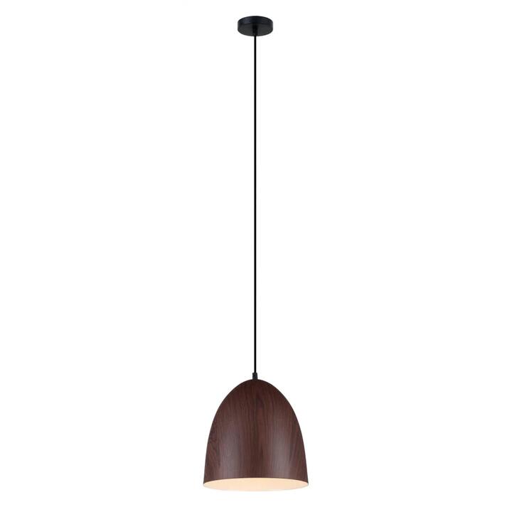 LIGNA Pendant Lamp Light Interior ES Black Walnut Oblong OD250mm