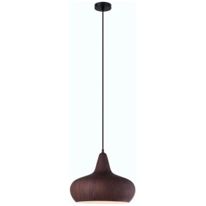 LIGNA Pendant Lamp Light Interior ES Black Walnut Wine Glass OD400mm