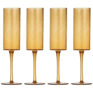 Ladelle Flynn Set of 4 Champagne Glasses