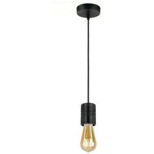 Lang Modern Pendant Hanging Lamp Light Metal Black