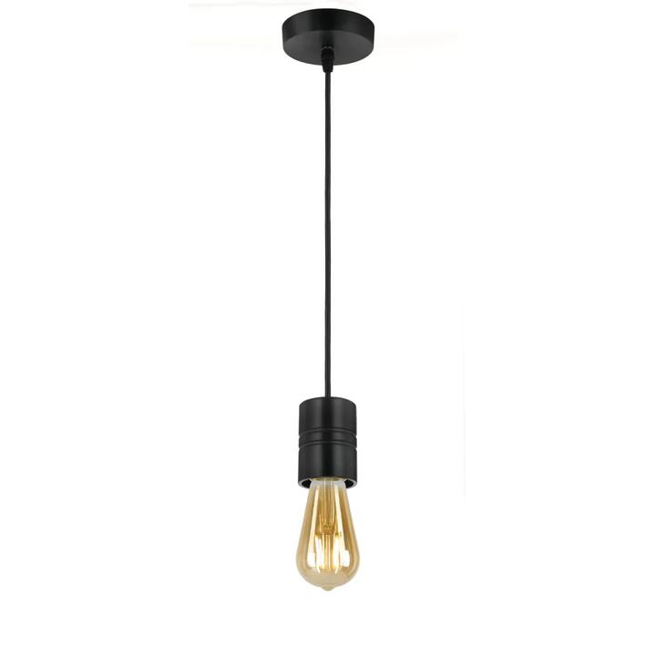 Lang Modern Pendant Hanging Lamp Light Metal Black