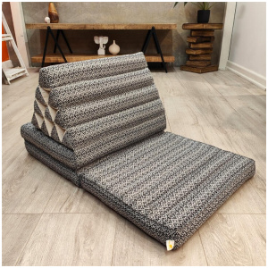 [Large] THREE FOLDS Thai Triangle Pillow Foldout Daybed TTP10Flake