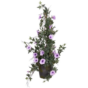 Lavender Climbing Morning Glory 78cm Artificial Plant Flower Arrangement Decorative In Pot