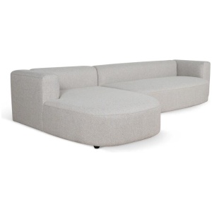 Lavinia Left Chaise Sofa - Sterling Sand by Interior Secrets - AfterPay Available