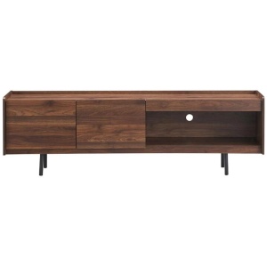Lazlo Modern Scandinavian TV Stand Entertainment Unit - Walnut