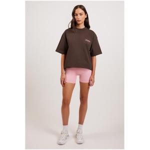 Leelo Active Sports Club T-Shirt Dark Chocolate/Peony