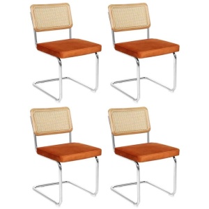 Levede 4xRattan Chair Dining Chairs