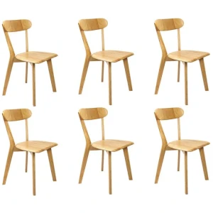 Levede 6x Dining Chairs Wooden Kitchen Chair
