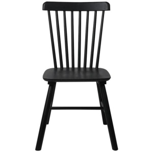 Levede 8x Dining Chairs Kitchen Winsor Black