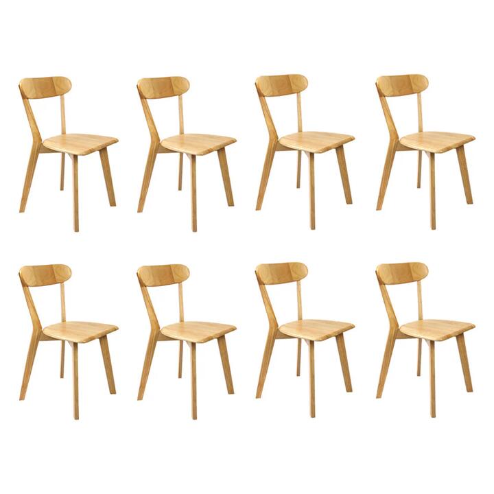 Levede 8x Dining Chairs Wooden Kitchen Chair