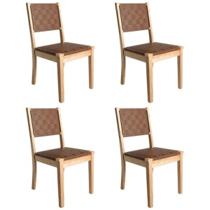 Levede Dining Chairs Accent Chair Lounge x4