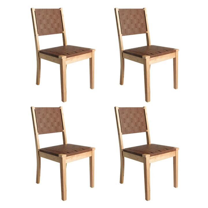 Levede Dining Chairs Accent Chair Lounge x4