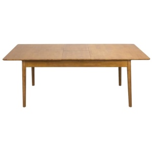 Levede Dining Table 1.6-2M Extendable Rubber Wood Frame Rectangle 8-10 Seater