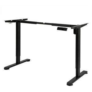 Levede Motorised Standing Desk Frame Only Single Motor Height Adjustable Black