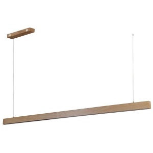 Lewis Modern LED Hanging Pendant Light Lamp Large Wood