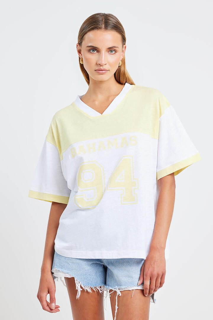 Liido Bahamas SS Oversized Tee Butter