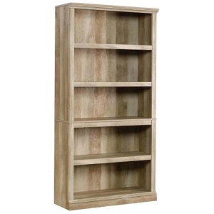 Lintel 5-Tier Sleek Wooden Bookcase Display Shelf - Oak