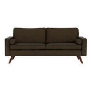 Lisbon 3 Seater Sofa Brown
