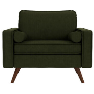 Lisbon Armchair Mason Olive 1 Seater