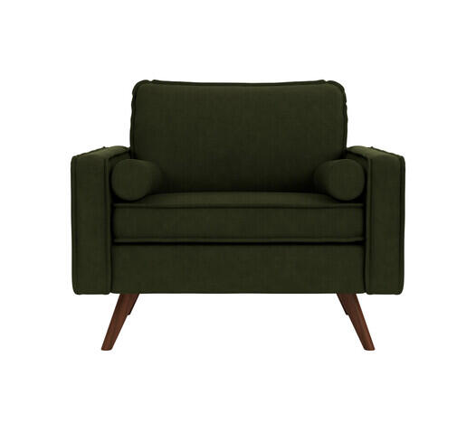 Lisbon Armchair Mason Olive 1 Seater