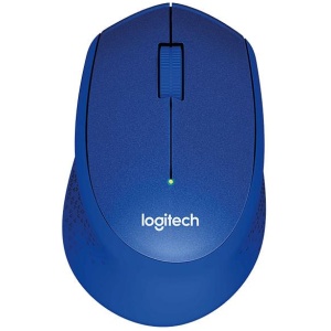 Logitech M331 Silent Plus Mouse RF Wireless Optical 1000 DPI - Blue
