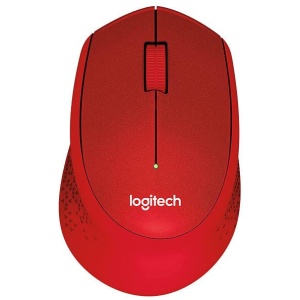 Logitech M331 Silent Plus Mouse RF Wireless Optical 1000 DPI - Red