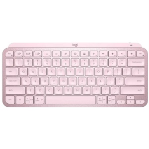 Logitech MX Keys Mini Minimalist Wireless Illuminated Keyboard - Rose