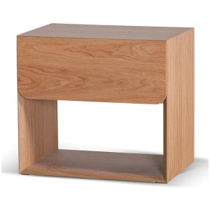 Lonny Oak Bedside Table - Natural by Interior Secrets - AfterPay Available