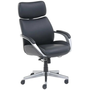 Luxo Ergonomic PU Leather Computer Study Home Office Excecutive Chair - Black
