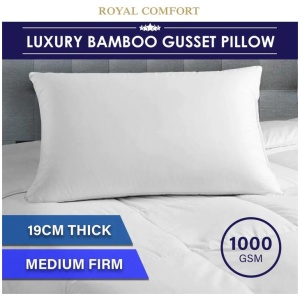 Luxury - Bamboo Gusset Pillow - Single Pack
