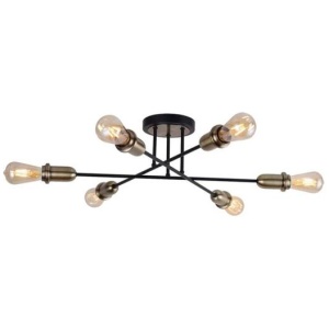 Lynsey Modern Elegant Pendant Lamp Ceiling Light - Black