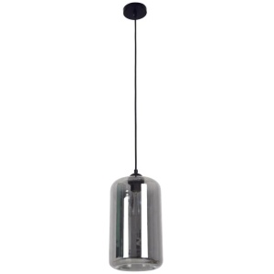 MASON Pendant Lamp Light Interior Smoked Glass Oblong OD180mm