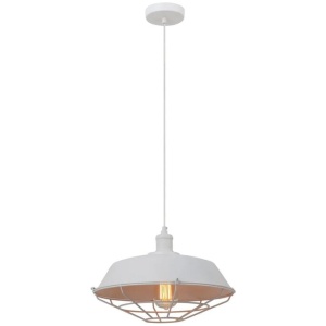 MATRIX Pendant Lamp Light Interior ES White Dome with Cage OD360mm