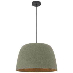 Malin Modern Pendant Hanging Lamp Light Felt Metal Green Matte