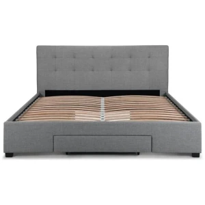Manarola Collection 3 Drawer Bed Frame - Grey, Double