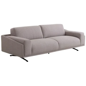Marat 3 Seater Fabric Sofa - Dusty Grey by Interior Secrets - AfterPay Available
