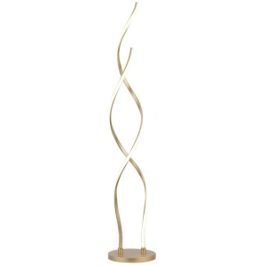Margaret LED Modern Elegant Spiral Floor Lamp Reading Light - Gold