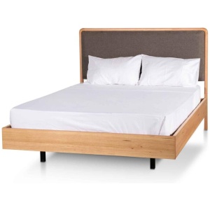 Margo King Bed Frame - Messmate - Last One by Interior Secrets - AfterPay Available