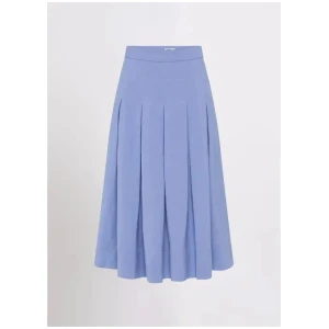 Marie Pleat Midi Skirt