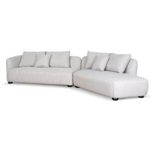 Marius 3 Seater Right Chaise Sofa - Sterling Sand by Interior Secrets - AfterPay Available