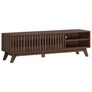 Mark Wooden TV Stand Entertainment Unit W/ 2-Doors 160cm - Walnut