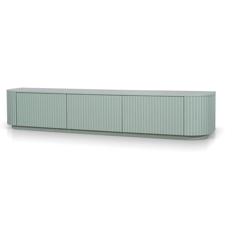 Marty 2.4m Entertainment TV Unit - Sage Green by Interior Secrets - AfterPay Available