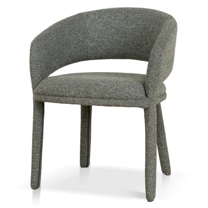 Matteo Dining Chair - Twill green by Interior Secrets - AfterPay Available