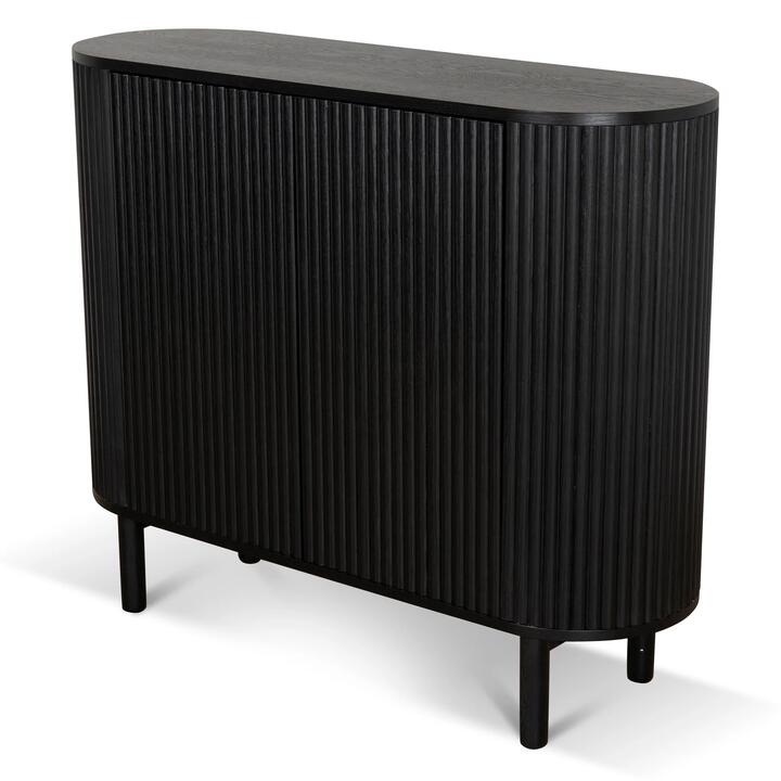 Melita 1.2m Sideboard Unit - Full Black by Interior Secrets - AfterPay Available